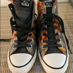 Converse Woolrich High Tops Women sz 7